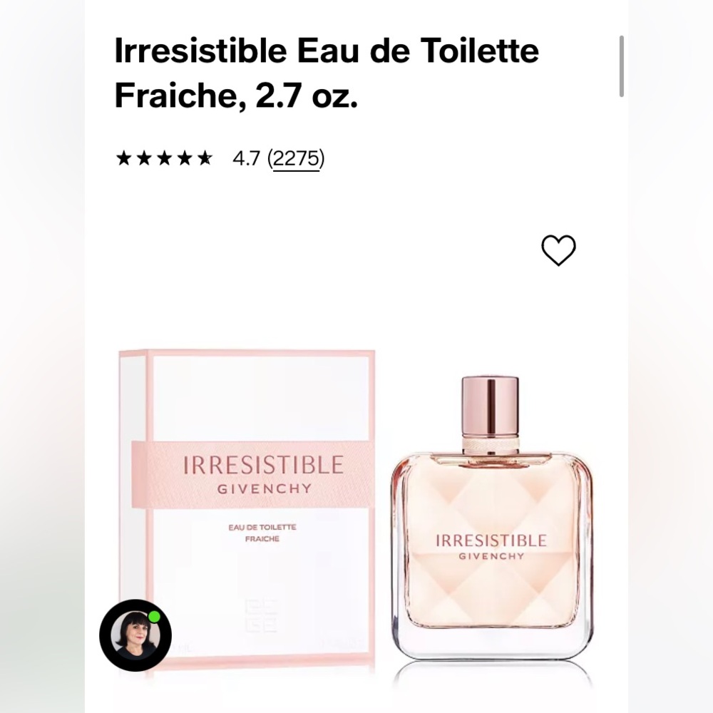 SOLD ON ANOTHER SITE, do not buy Givenchy IRRESISTIBLE